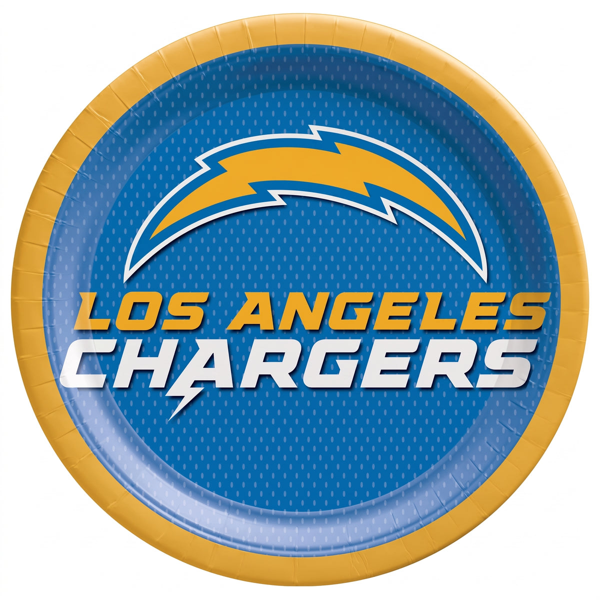 Los Angeles Chargers 7" Round Paper Plates
