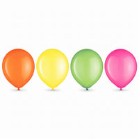 Neon Assorted Latex Balloons - 11-Inch, 15 Pack