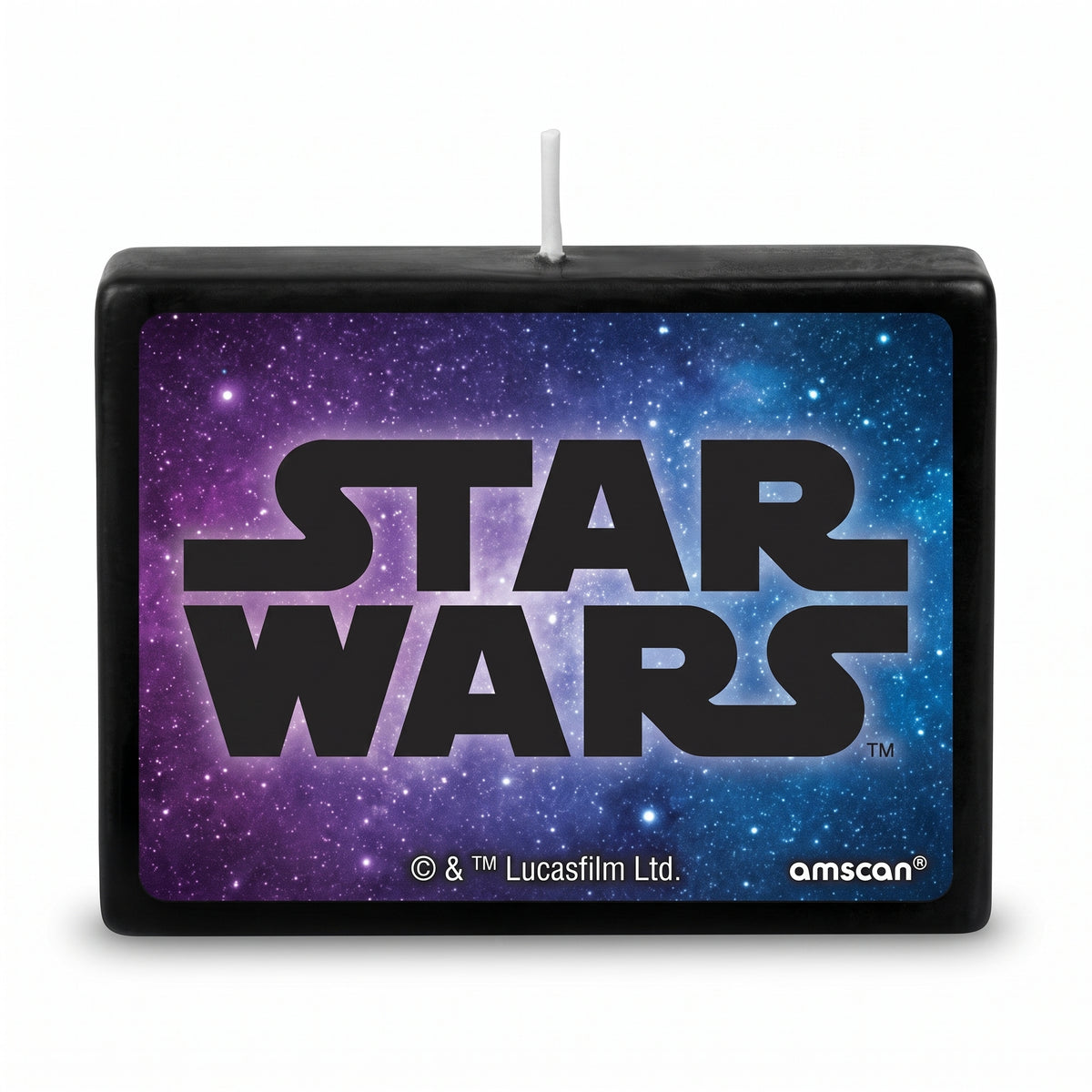 Star Wars Galaxy Birthday Candle - 4" Rectangular Wax Candle