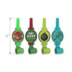 Pixel Party Blowout Noisemakers, 8-Pack