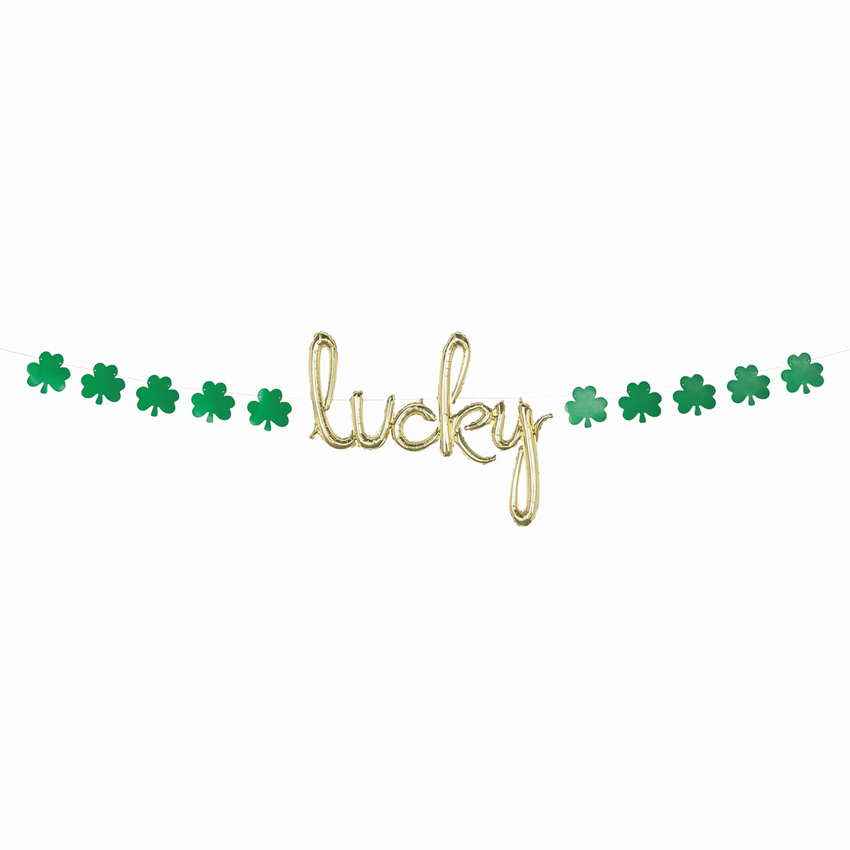 St. Patrick's Day "Lucky" Balloon Banner Kit