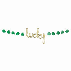 St. Patrick's Day "Lucky" Balloon Banner Kit