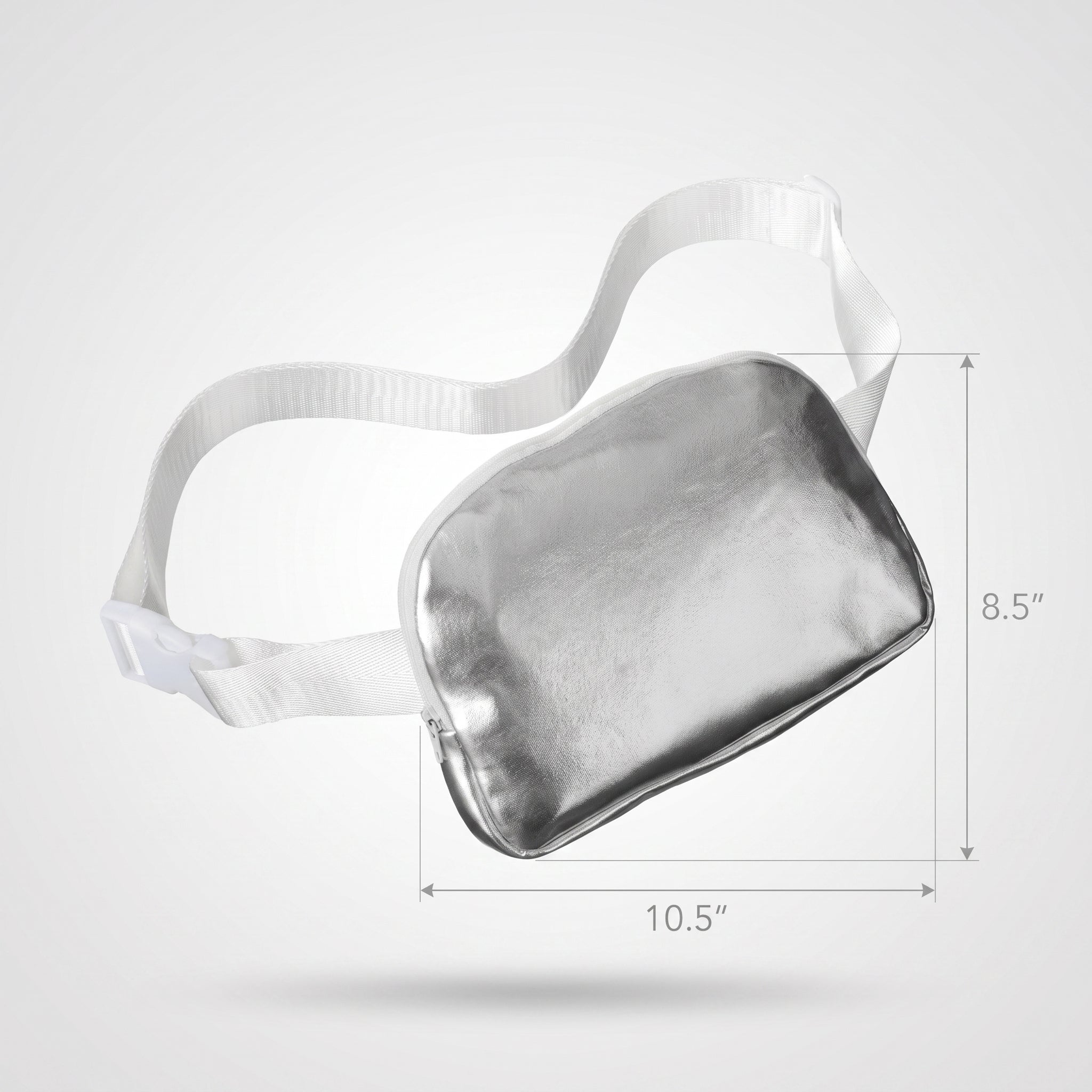 Silver Team Spirit Belt Bag