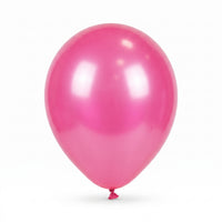 Pearl Bright Pink Latex Balloons - 12 In. | 15 Count