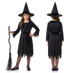 Enchanting Little Witch Costume for Girls (Size 8-10)