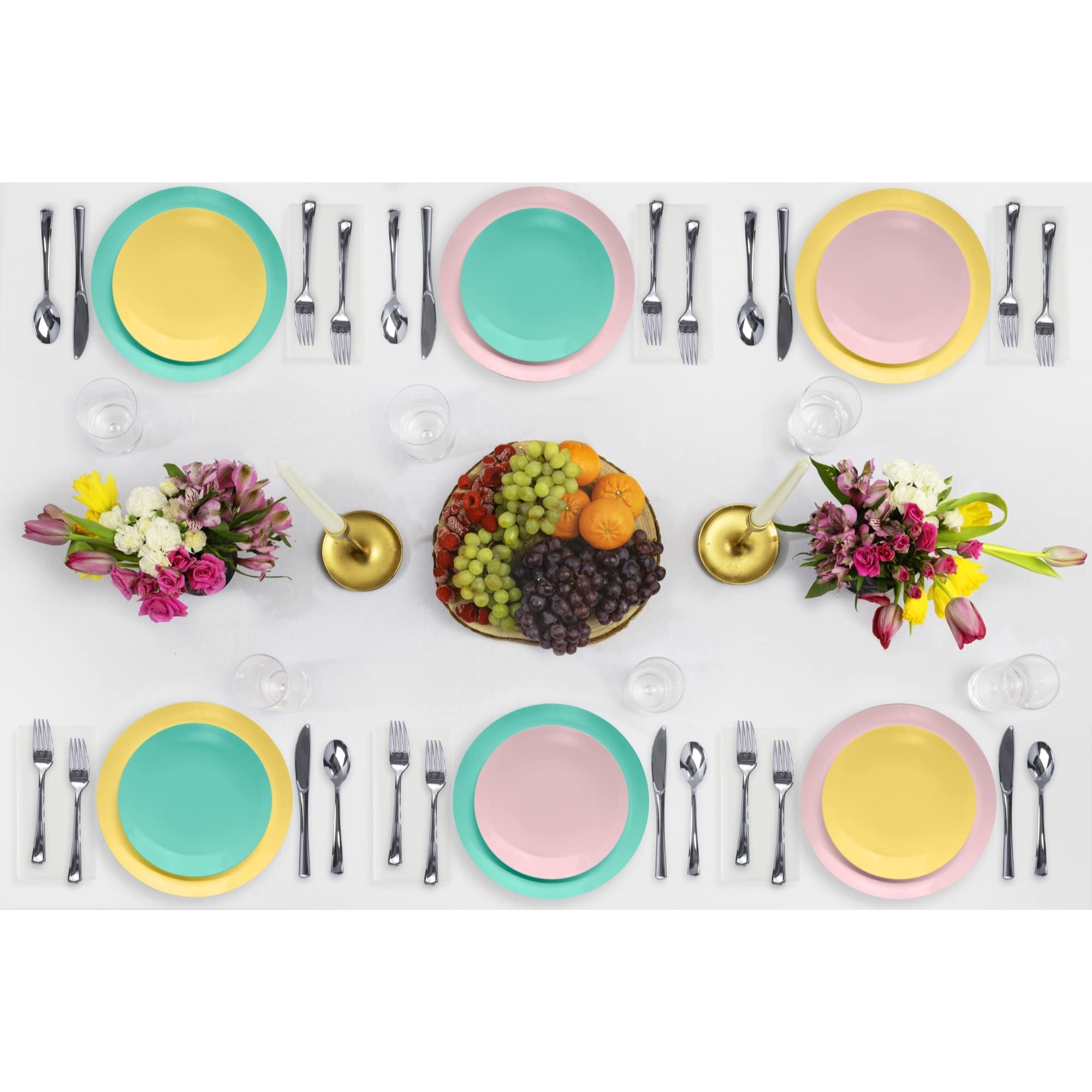 10 In. Cascade Design Plastic Plates | 120 Count