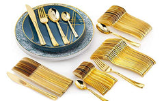 10 In. Floral Brush Design Plastic Plates | 10 Count