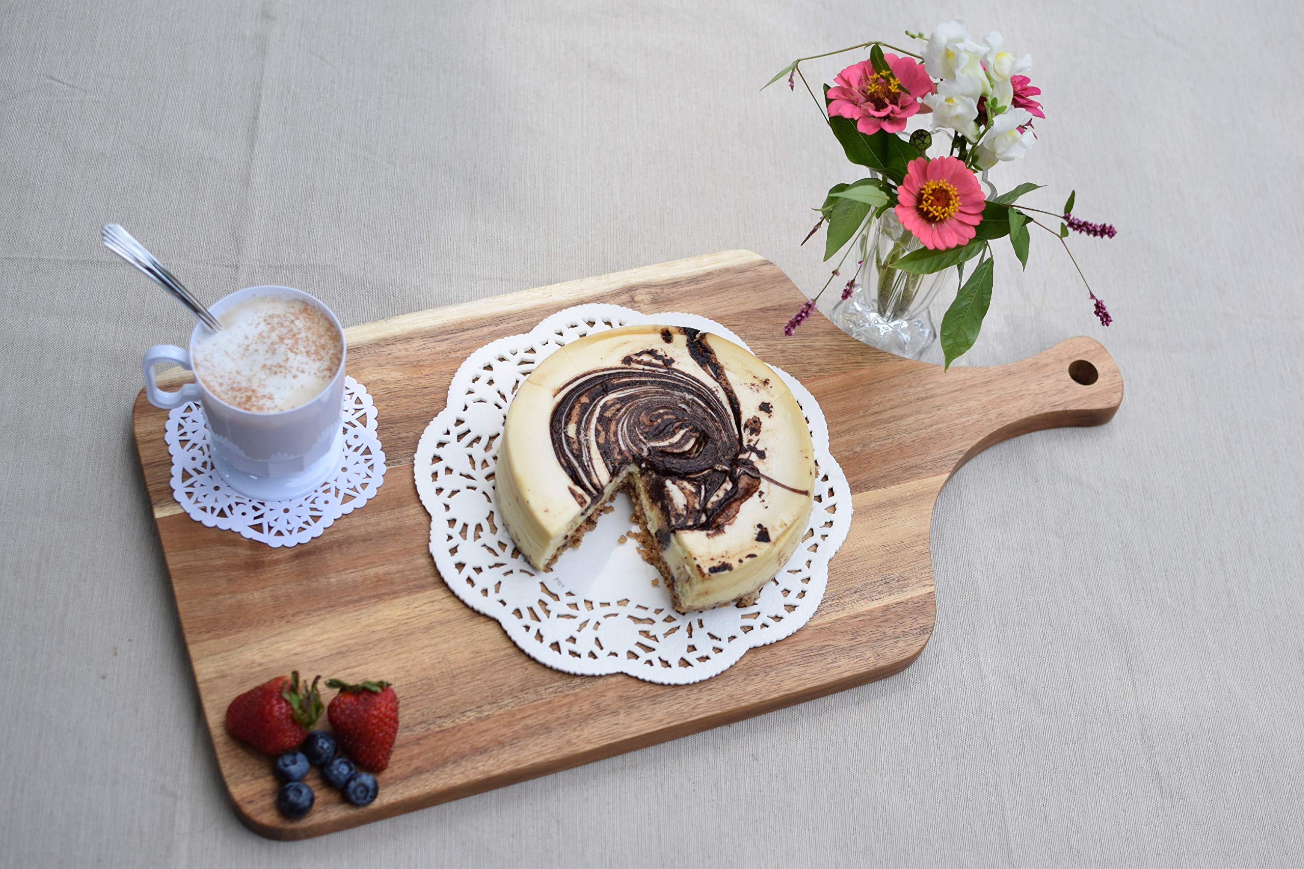 10 In. Round Silver Foil Doilies | 6 Count