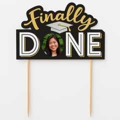 Graduation Photo Frame Cake Topper