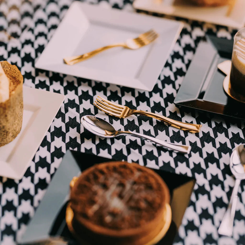 Exquisite Silver Plastic Tasting Spoons | 500 Count