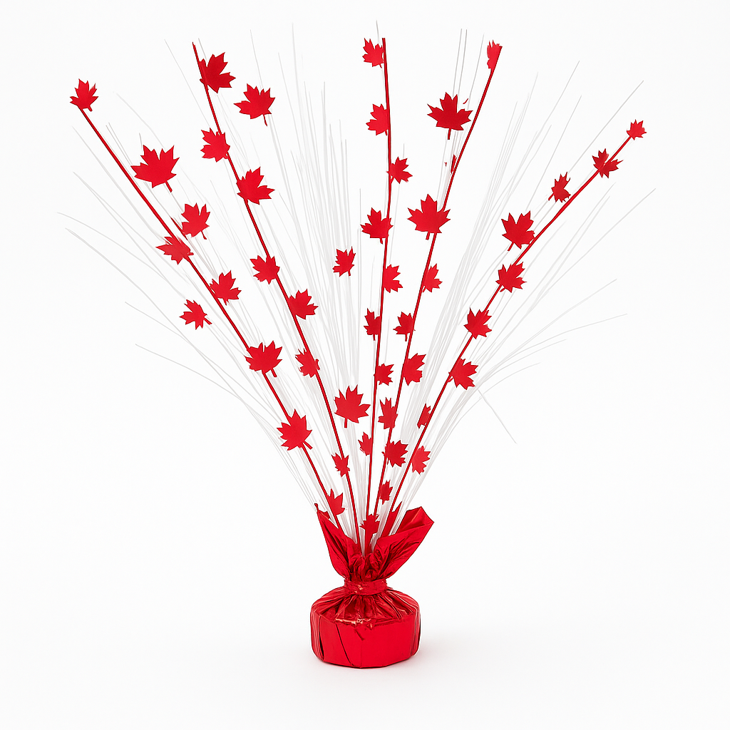 Canadian Maple Leaf Spray Centerpiece for Canada Day