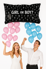 "Girl or Boy?" Balloon Drop Bag for Gender Reveal Parties