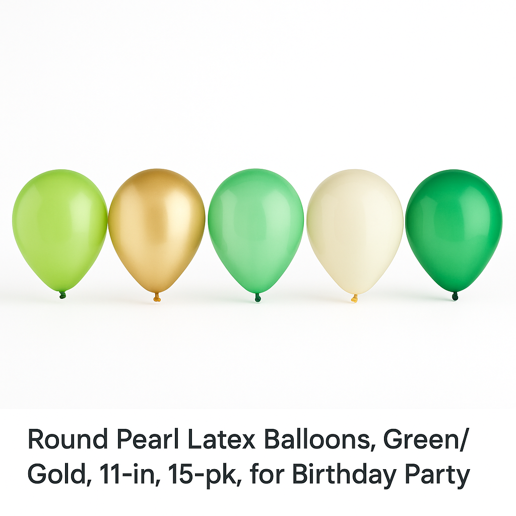 Vibrant Celebration Latex Balloons, 11-Inch, 15-Pack