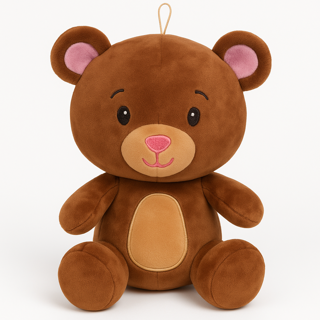 Adorable Bear Plush Balloon Weight Accessory
