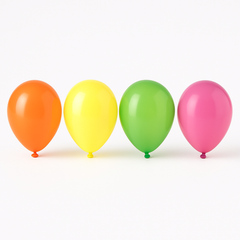 Vibrant Neon Assorted Latex Balloons - 25 Pack (5 Inch)