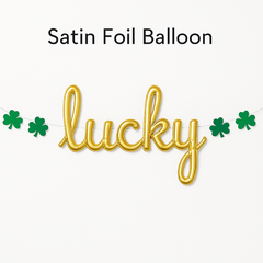 St. Patrick's Day "Lucky" Balloon Banner Kit
