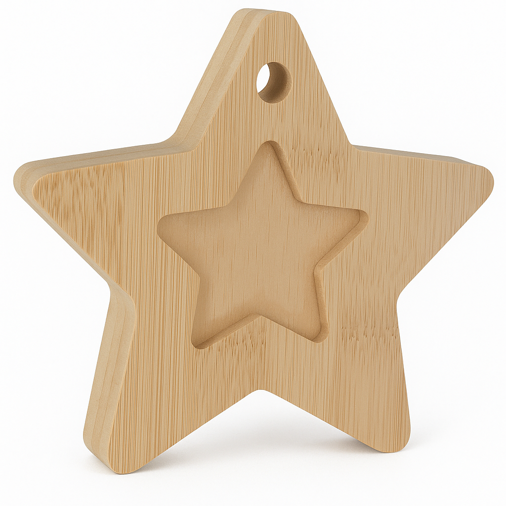 Star Bamboo Balloon Weight Accessory