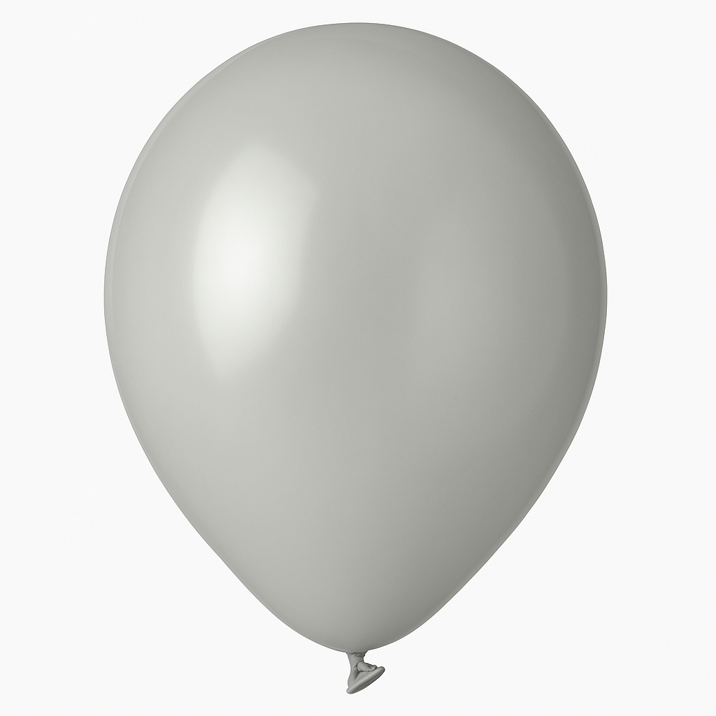 Luxaire Premium Silver Latex Balloons - 12" 25 Pack