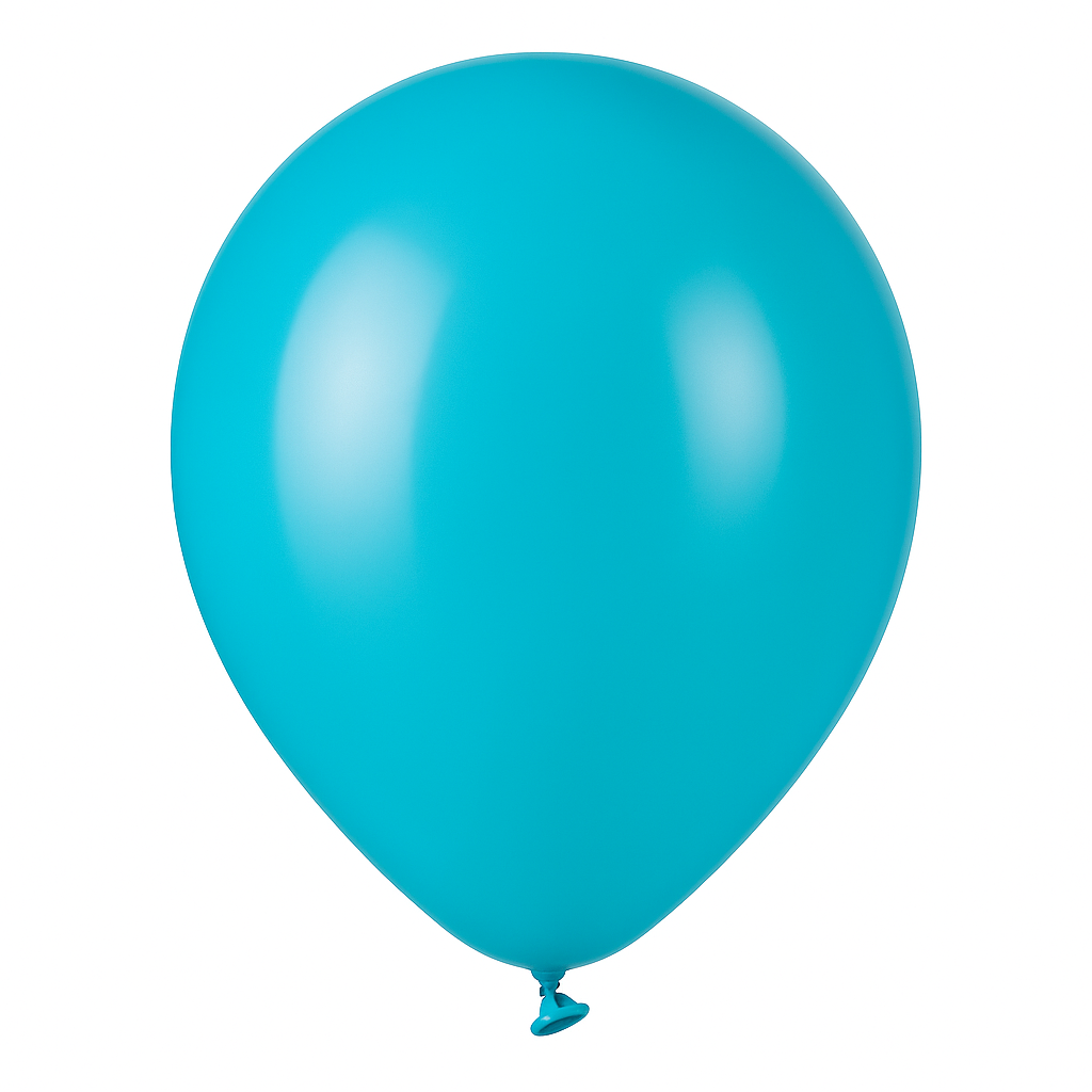 Luxaire Premium 12" Turquoise Latex Balloons - 25 Pack