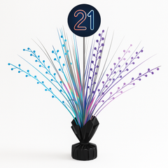 "Finally 21" Birthday Centerpiece Spray