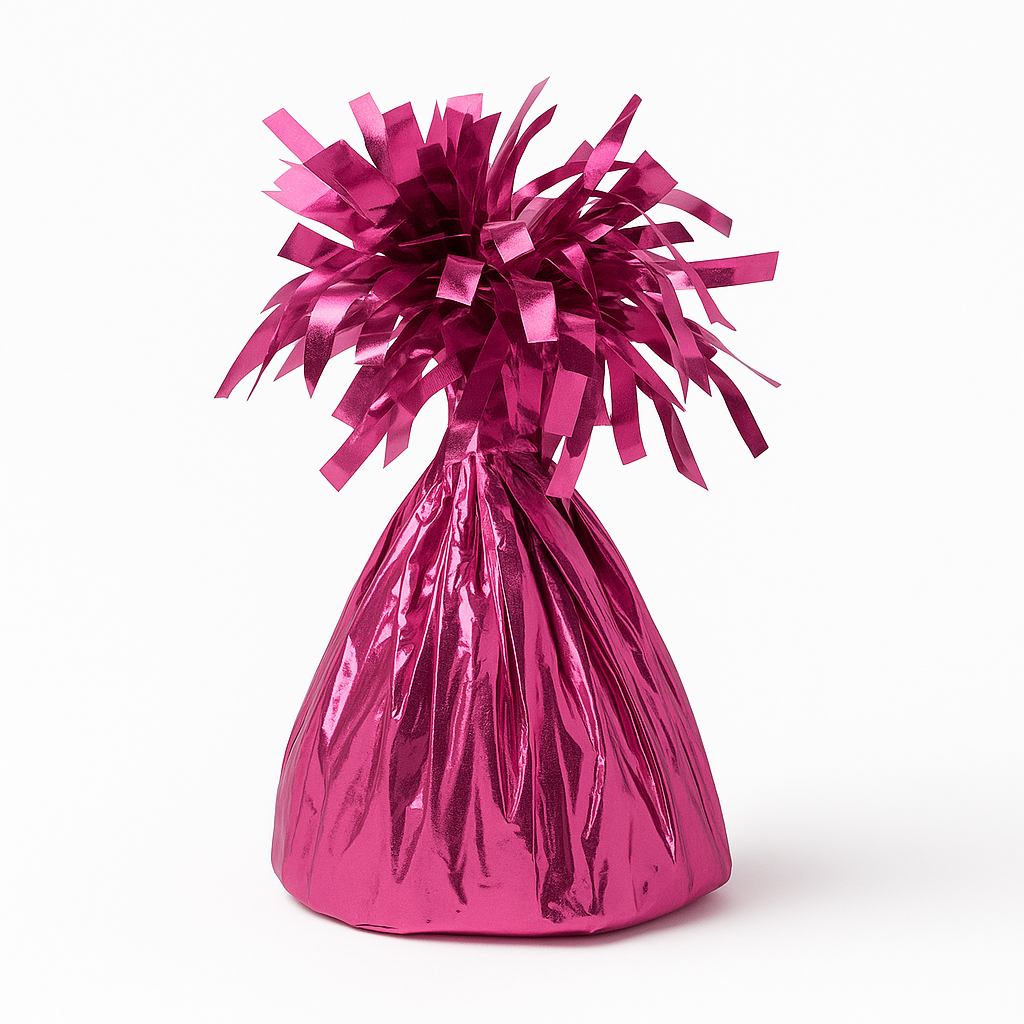 Bright Pink Balloon Weight Accessory