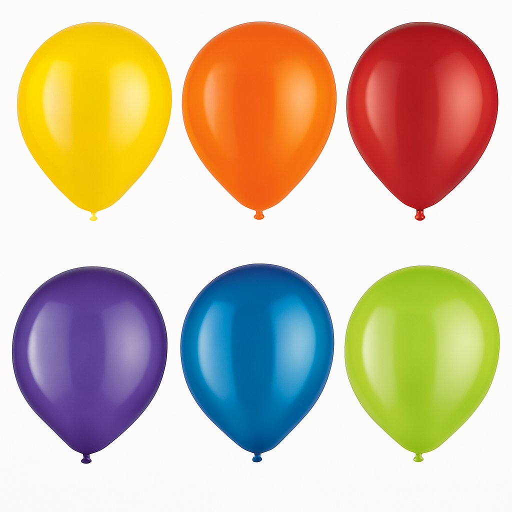 Assorted Pearl Latex Balloons - 72 Pack (12")