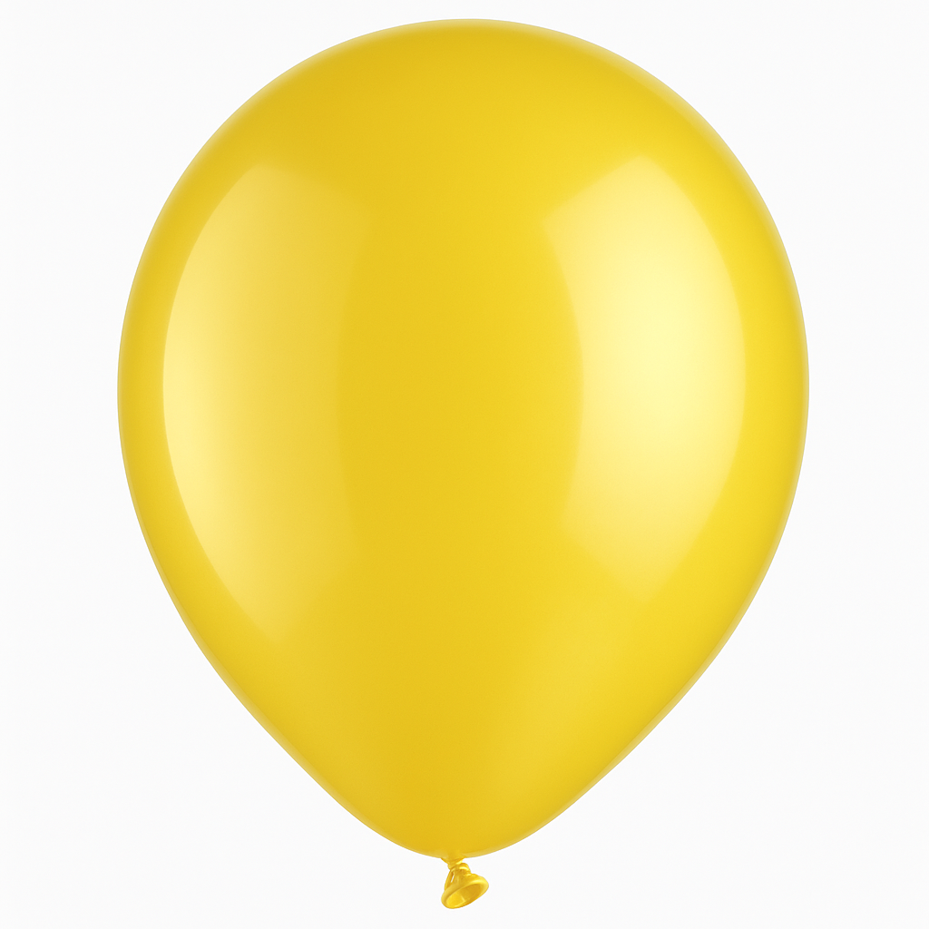 Sunshine Yellow 12" Latex Balloons - 15 Pack