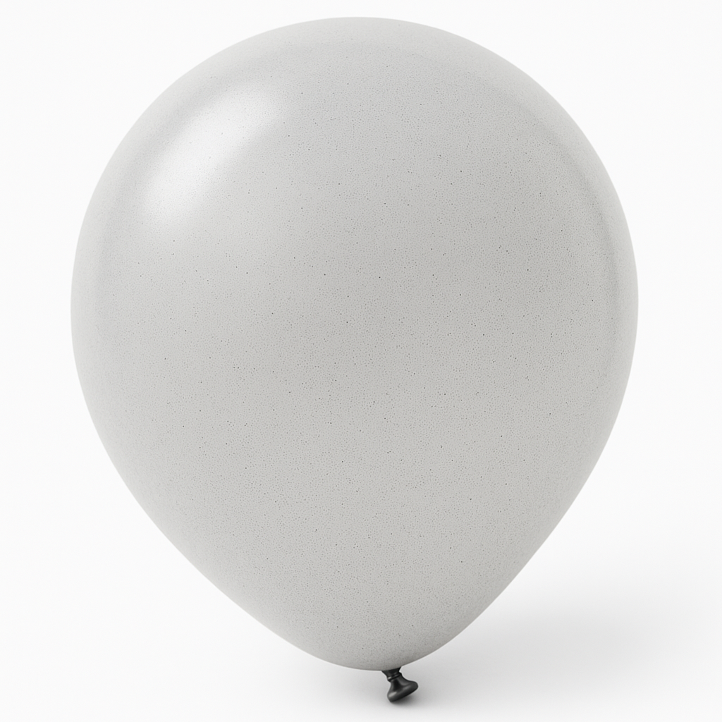 Silver Pearl Latex Balloons, 12-Inch, 15-Pack