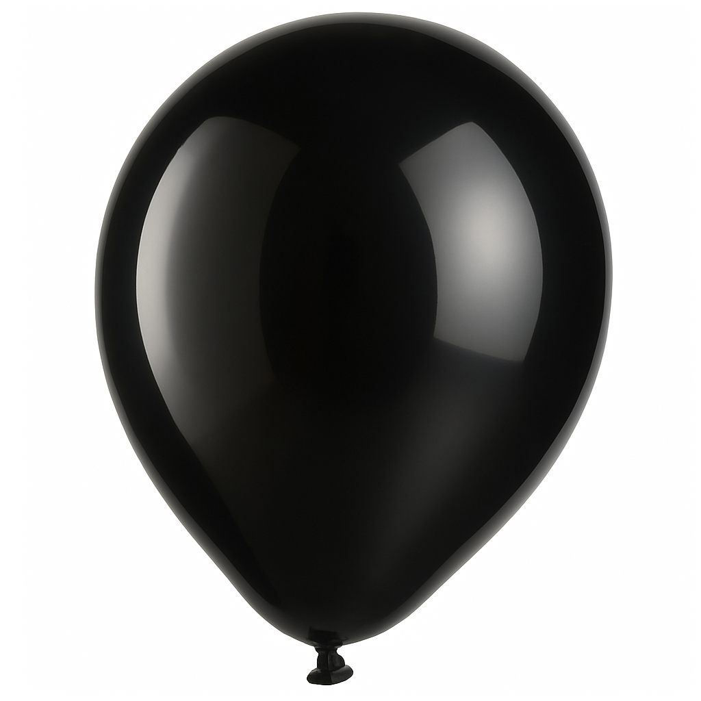 Bulk Black Latex Balloons - 12 Inch
