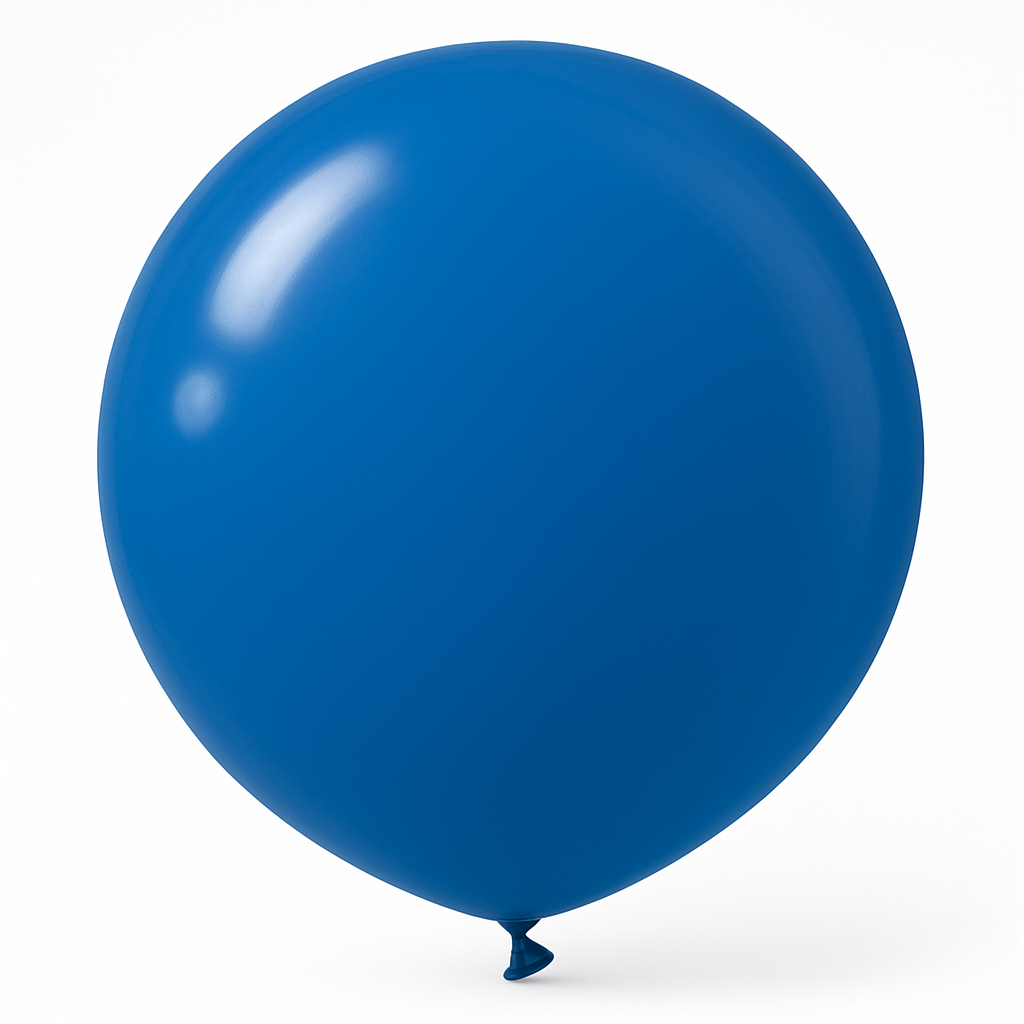 Royal Blue 24" Latex Balloons - 4 Pack