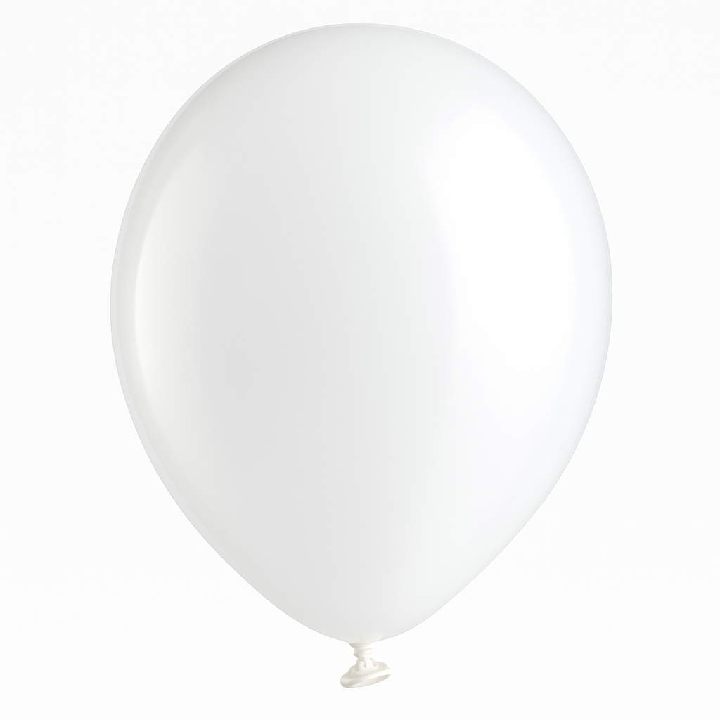 Classic White 5" Latex Balloons - Pack of 50