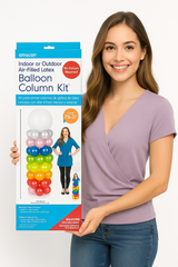 Versatile Balloon Column Kit with Stand - 7.5 ft