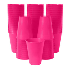 Little Gym - 12 Oz. Cerise Plastic Cups | 100 Count