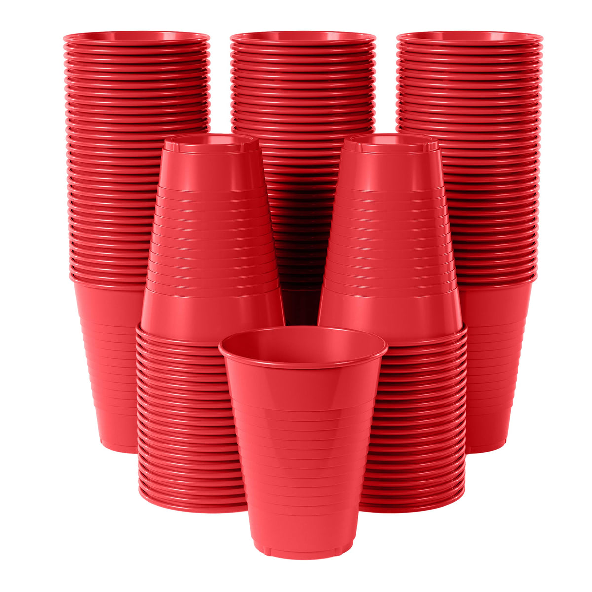 Little Gym - 12 Oz. Red Plastic Cups | 100 Count
