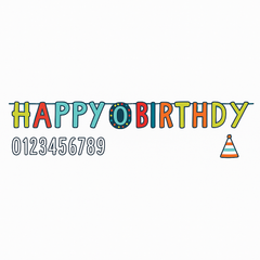"Happy Birthday" Customizable Banner Kit - A Reason to Celebrate
