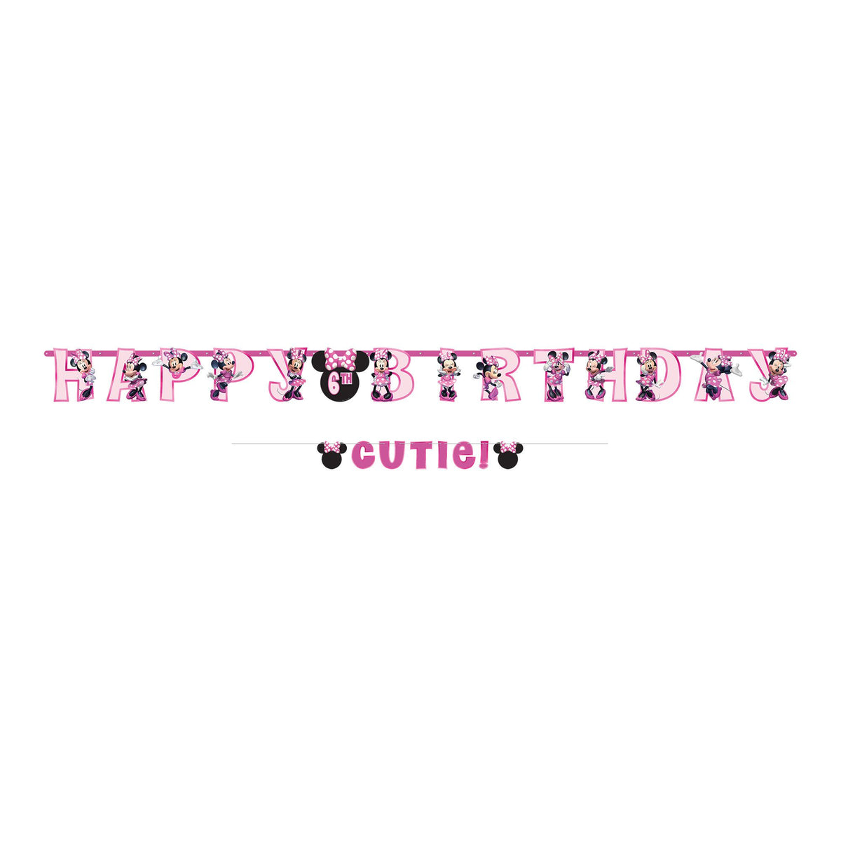 Minnie Mouse Forever Personalized Birthday Banner Kit