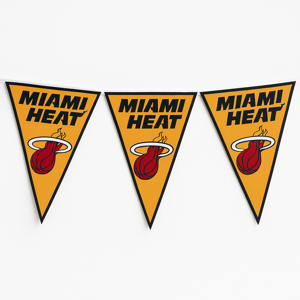 Miami Heat Pennant Banner