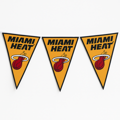 Miami Heat Pennant Banner