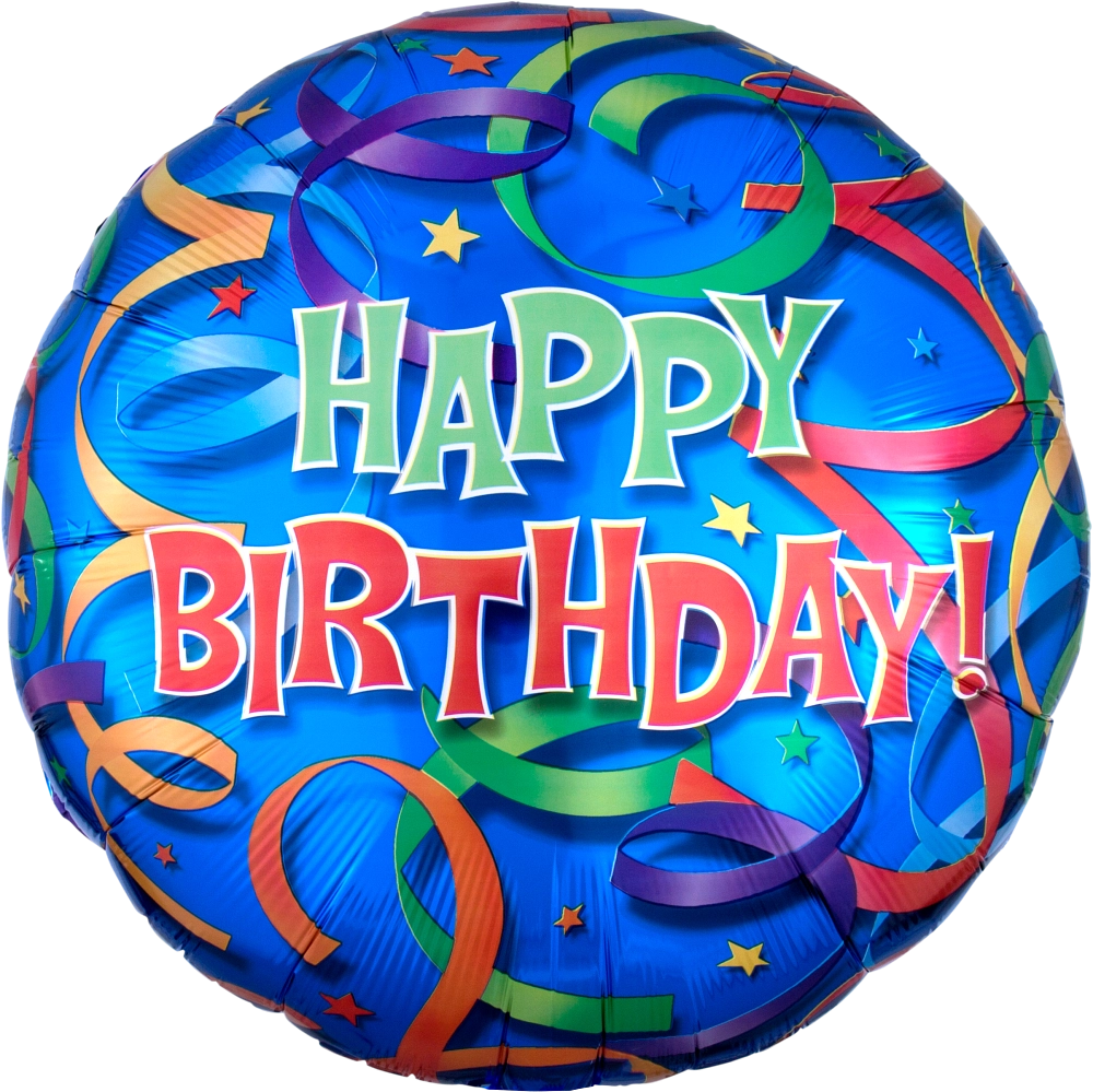 Jumbo Foil Super Shape Balloon - Streamer Design