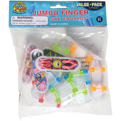 Jumbo Finger Skateboards - 12 Count