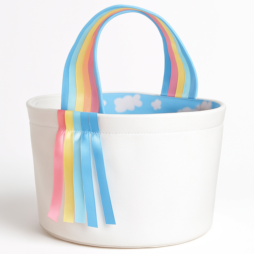 Rainbow Handle Easter Basket