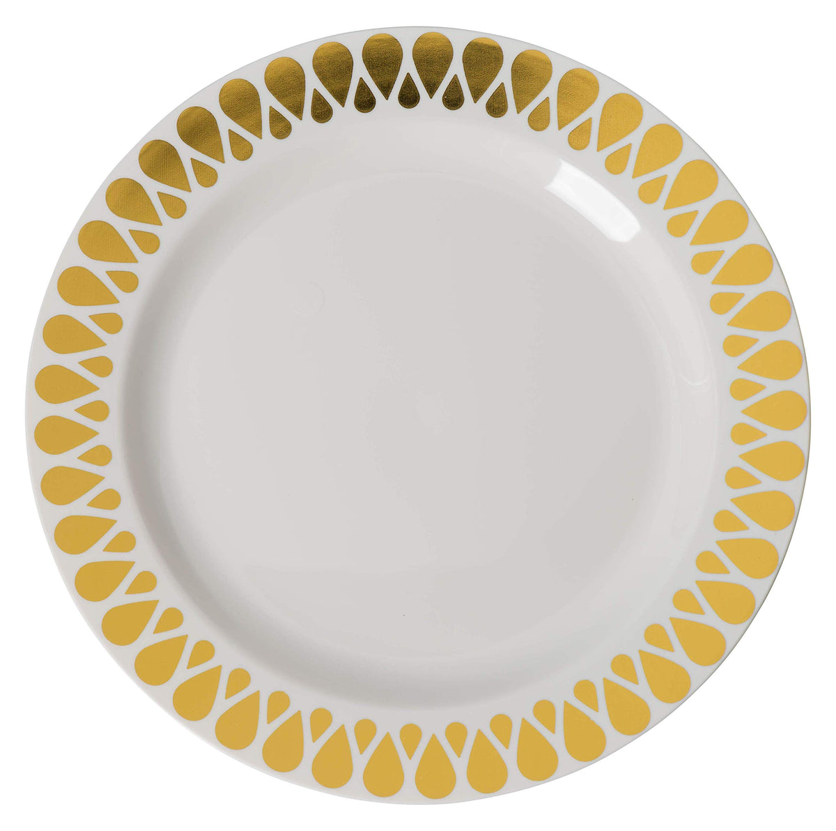 14 Oz.Gold Droplet Design Soup Bowls | 10 Count