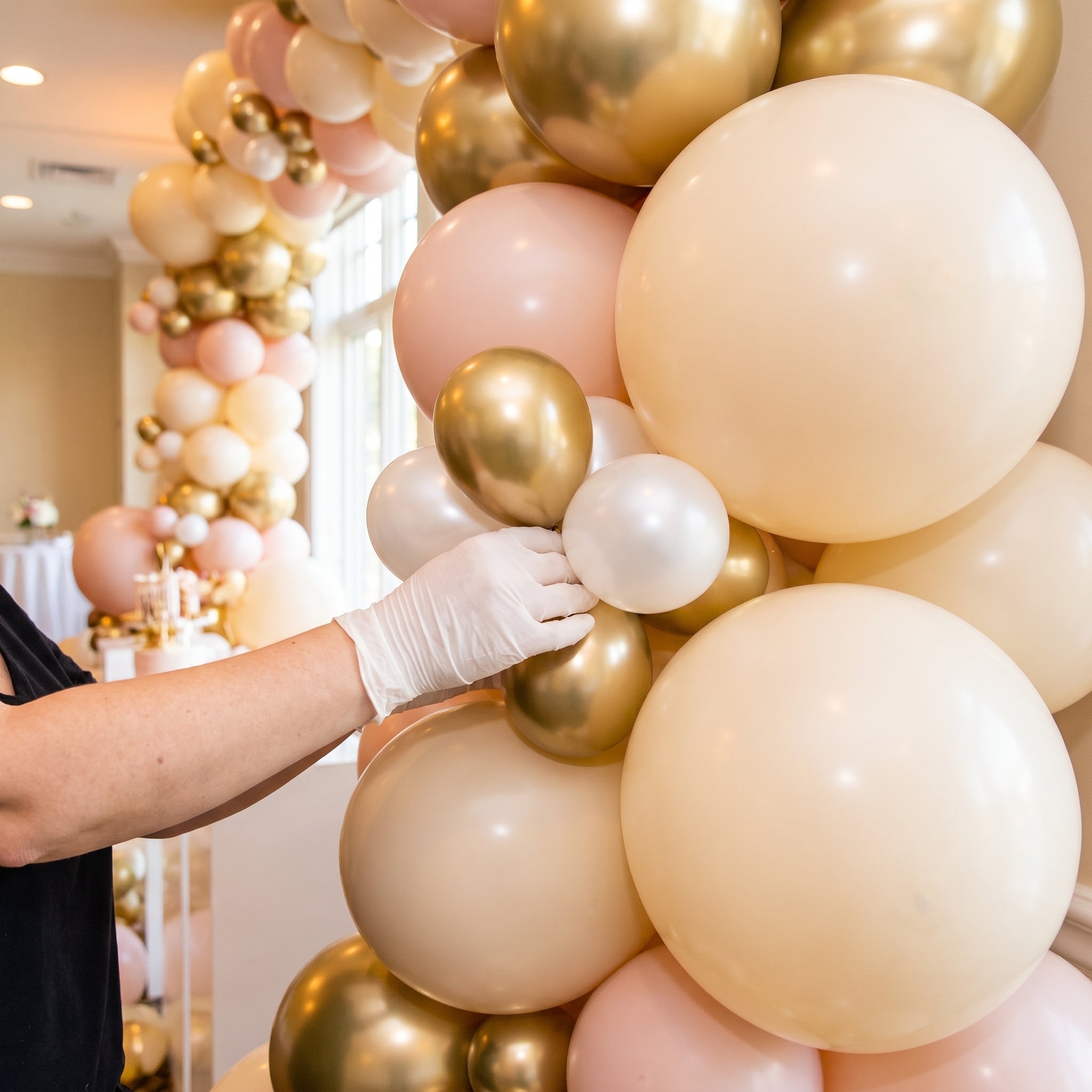 Golden Assorted 5" Latex Balloons - 25 Pack