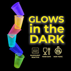 16 Oz. Neon Assorted Color Plastic Cups | Case of 720