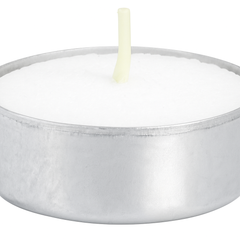 Unscented White Tealight Candles - 50 Pack