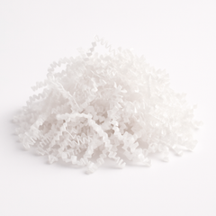 White Crinkle Shred Paper for Gift Wrapping, 2 oz