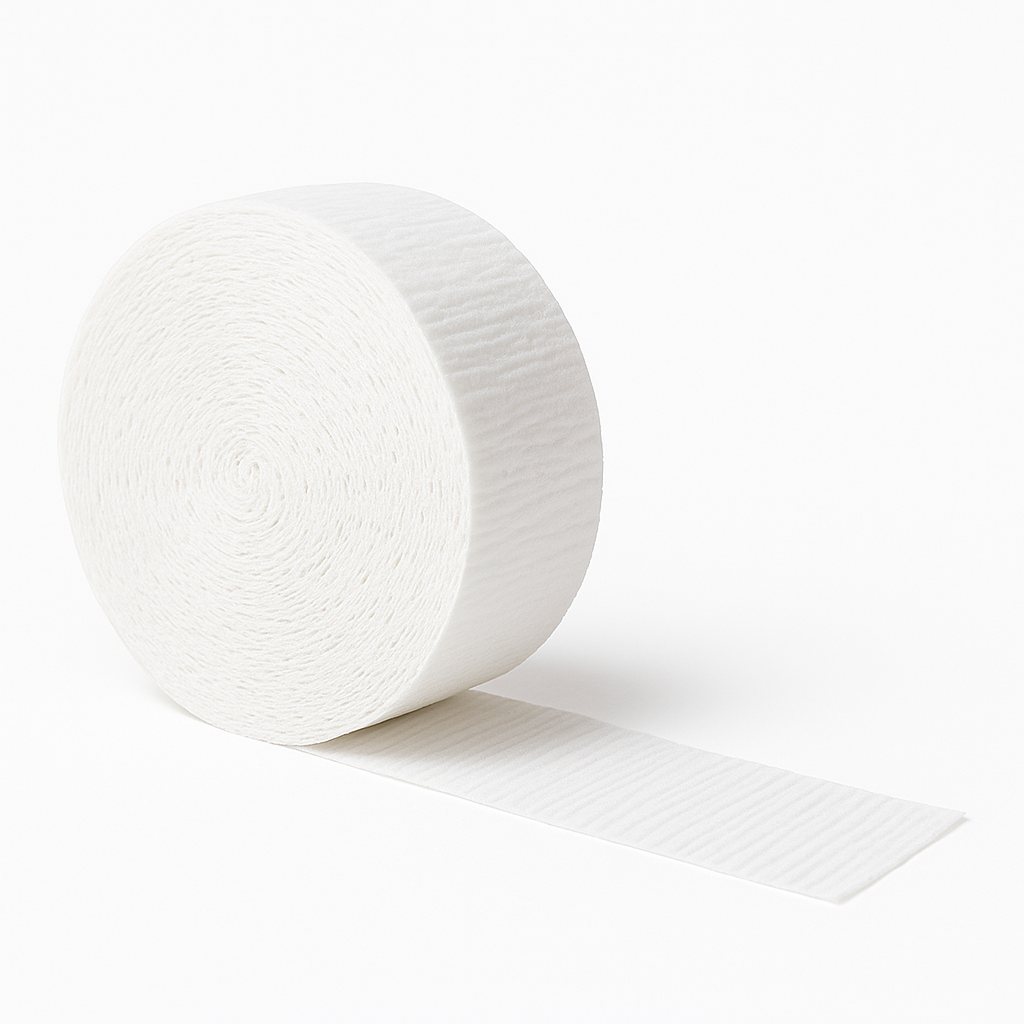 Classic White Crepe Streamer - 81 ft
