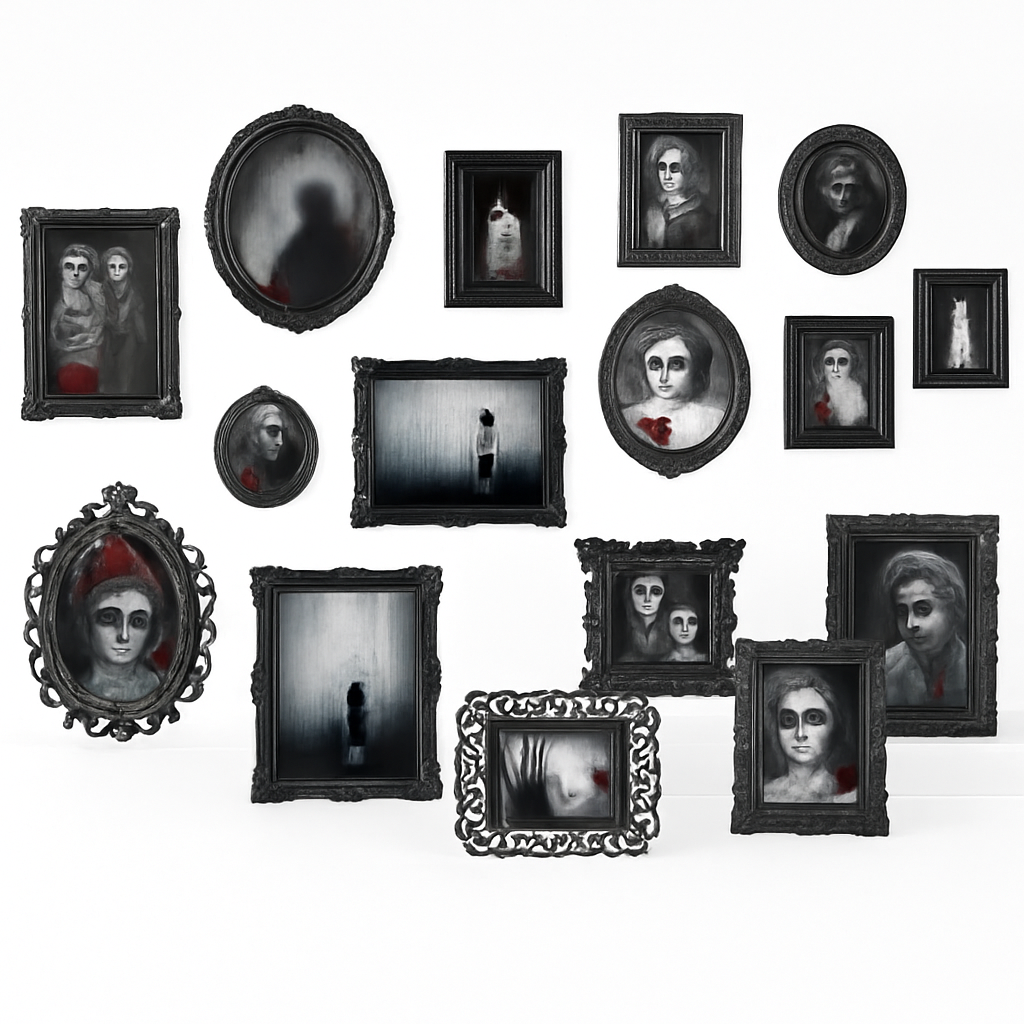 Dark Manor Halloween Frame & Picture Cutouts - 30-Pack