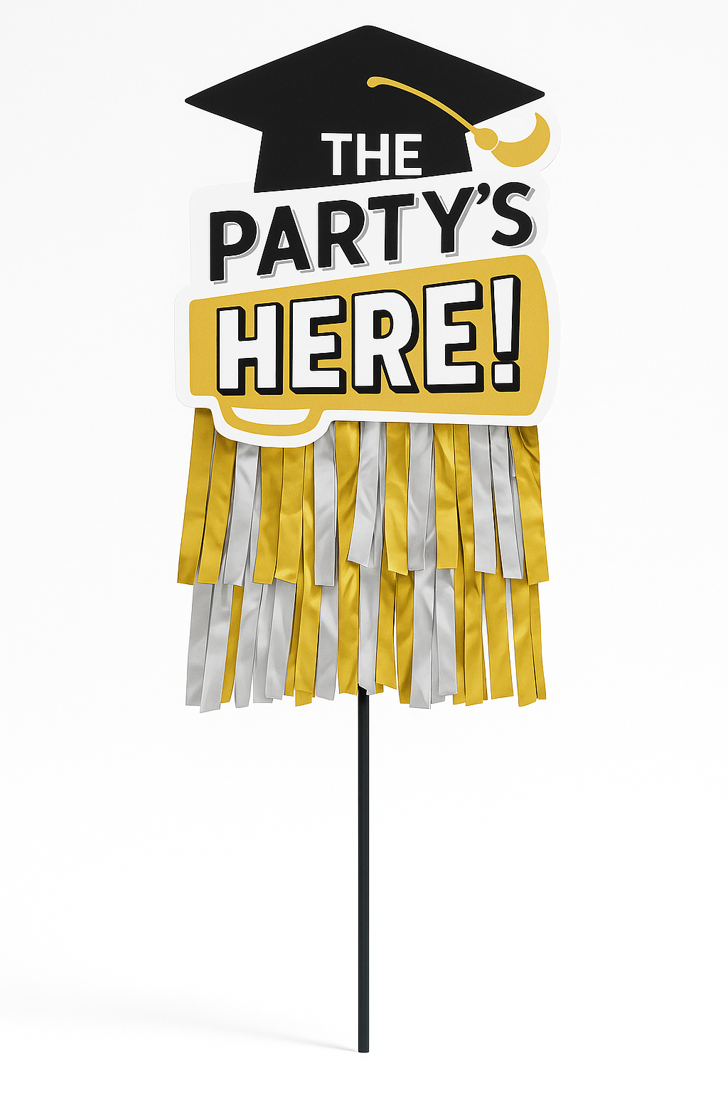 Graduation Party Lawn Sign - "Party's Here!"