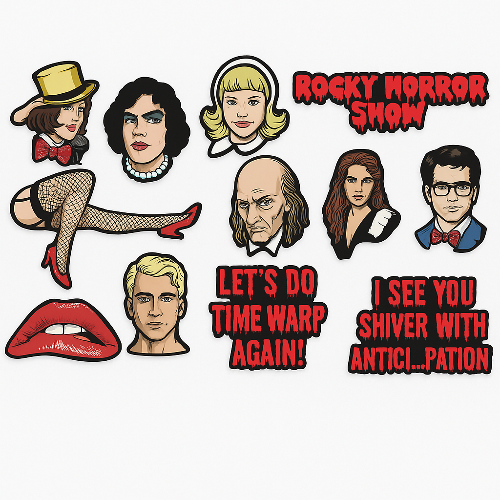 Rocky Horror Halloween Wall Cutouts